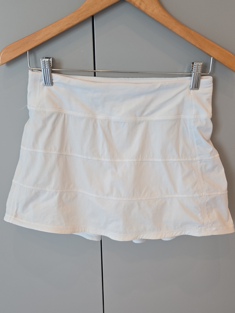 lululemon athletica White Performance Skort with Brand Tag